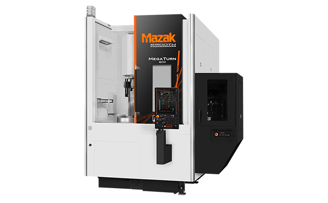 Mazak Mega Turn 600 vertical CNC turning center and heavy-duty CNC lathe with high-rigidity headstock for large CNC lathe operations.