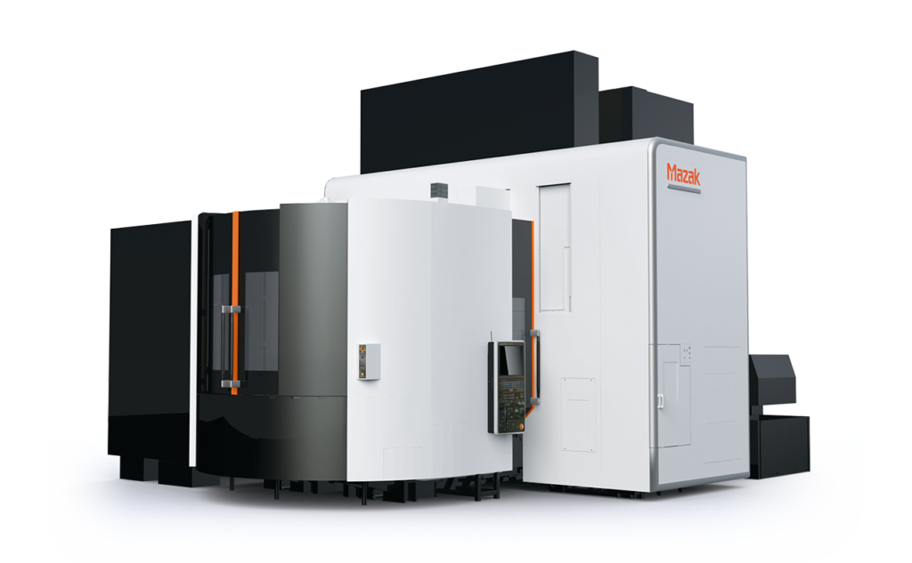 Mazak Integrex e-RAMTEC V 5-axis vertical machining center with ram spindle, ideal for deep hole boring and large component machining applications
