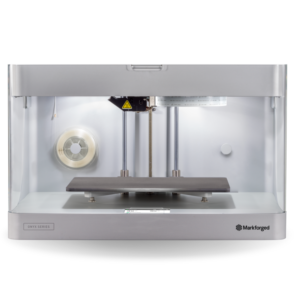Onyx Pro desktop printer using Continuous Fiber Reinforcement and CFR 3D printing to create fiberglass reinforced parts from carbon fiber nylon.