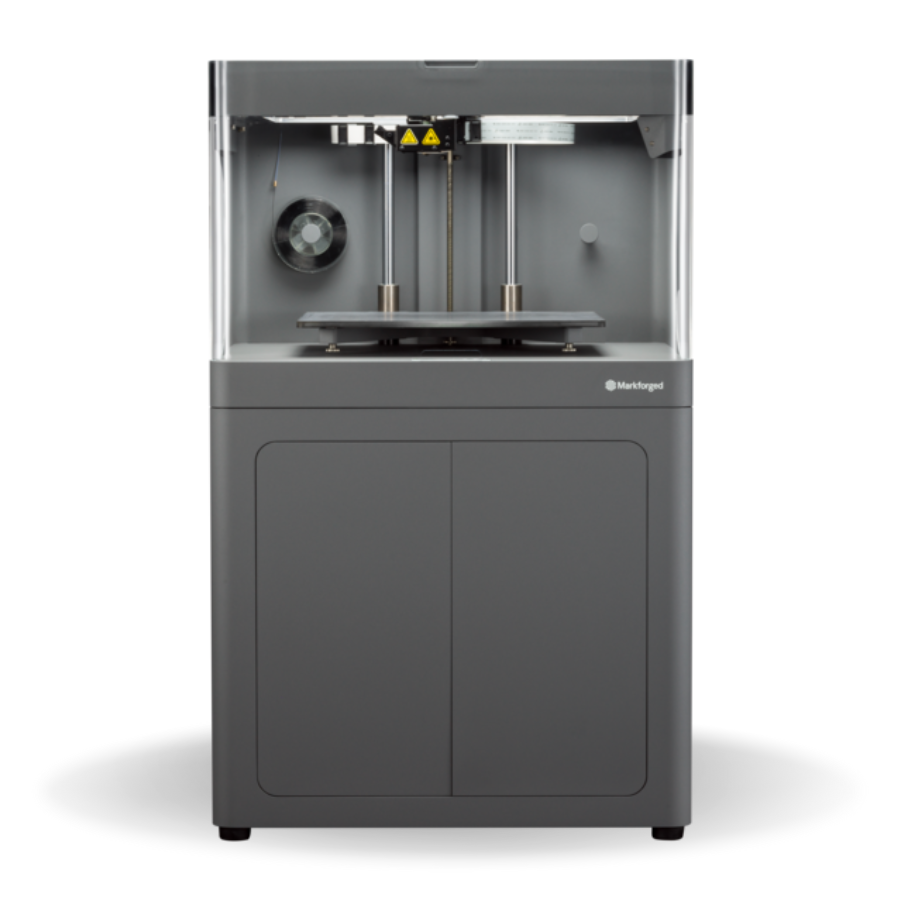 Markforged X7 industrial composite 3D printer with continuous fiber reinforcement for durable, high-precision manufacturing applications.