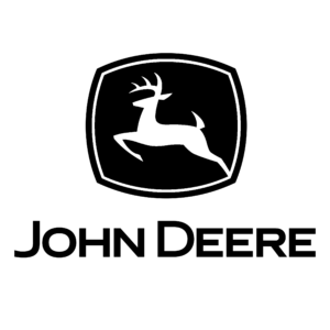 Black and White John Deer Logo