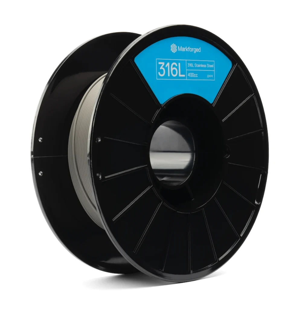 316L Stainless Steel high-strength metal filament for industrial stainless steel printing and heat resistant 3D printing, producing durable steel additive parts.