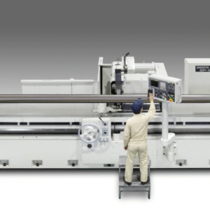 Shigiya GP-100; GP-100D large workpiece grinding machine with table-traversing design for high-precision grinding and scalable industrial grinding applications.