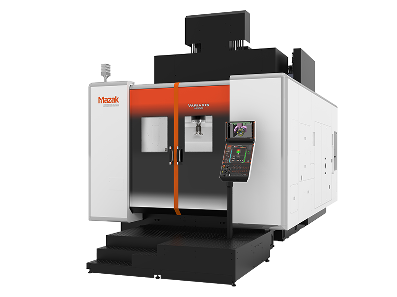 Mazak Variaxis i-1050 5-axis vertical machining center shown with high-precision multi-surface CNC milling and advanced CNC machining capabilities with the SmoothAi CNC control