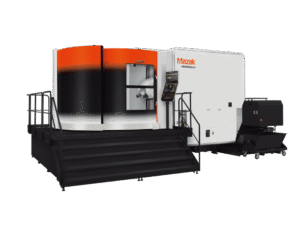 Centre d'usinage 5 axes Mazak i-800V avec système SmoothAi , conçu pour l'usinage simultané et de haute précision sur 5 axes.