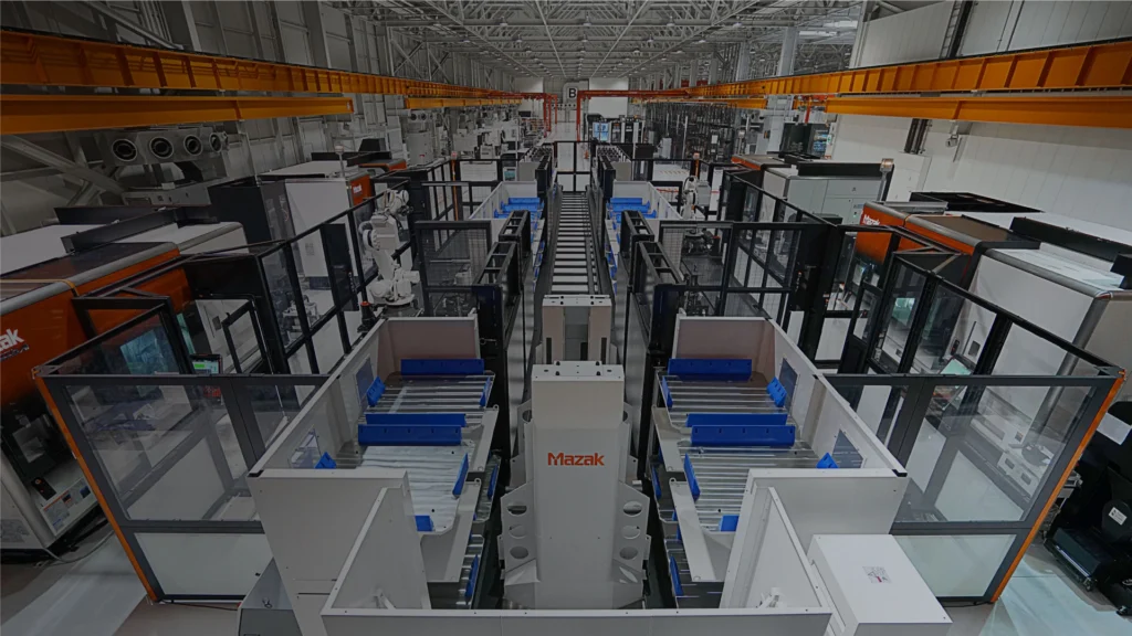 Mazak machining shop floor
