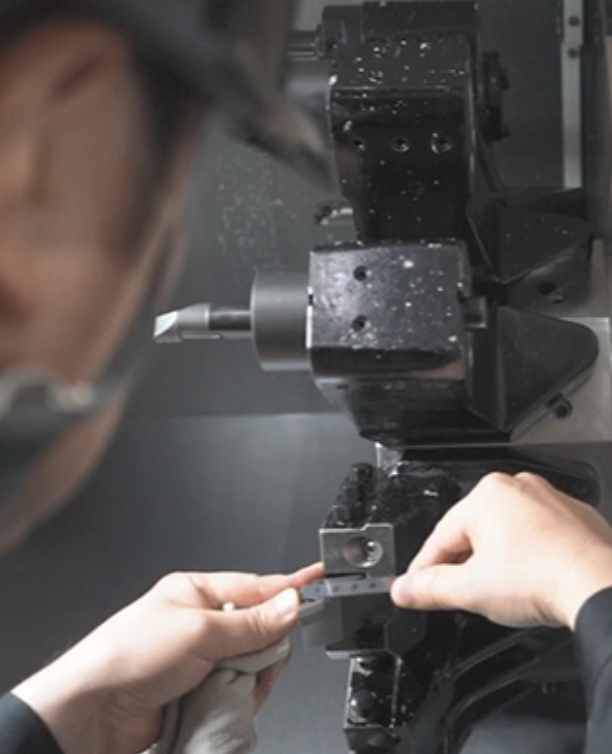 Mazak Service technician working on an installation