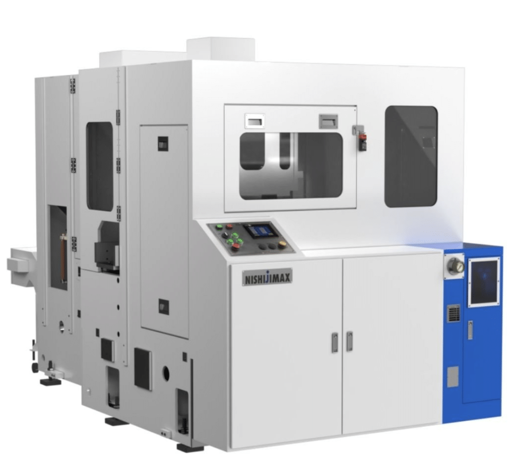 NHC-230 Series (9 inch Cutting Capacity), NHC-230 high-speed circular saw, NISHIJIMAX NHC-230 saw, and NHC-230 production circular saw.