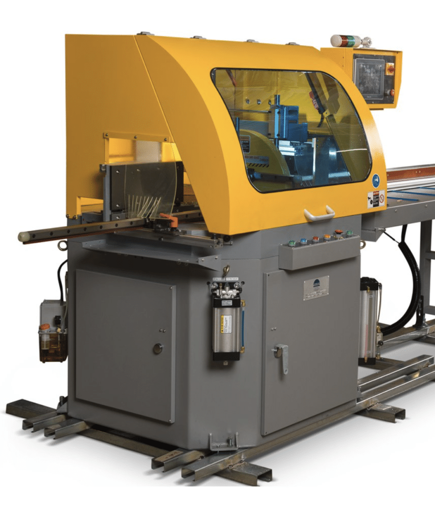 PMI-20 36 CNC Auto Miter Upcut Saw, large capacity aluminum miter saw, 36 inch automatic upcut saw and CNC extrusion miter cutting machine.
