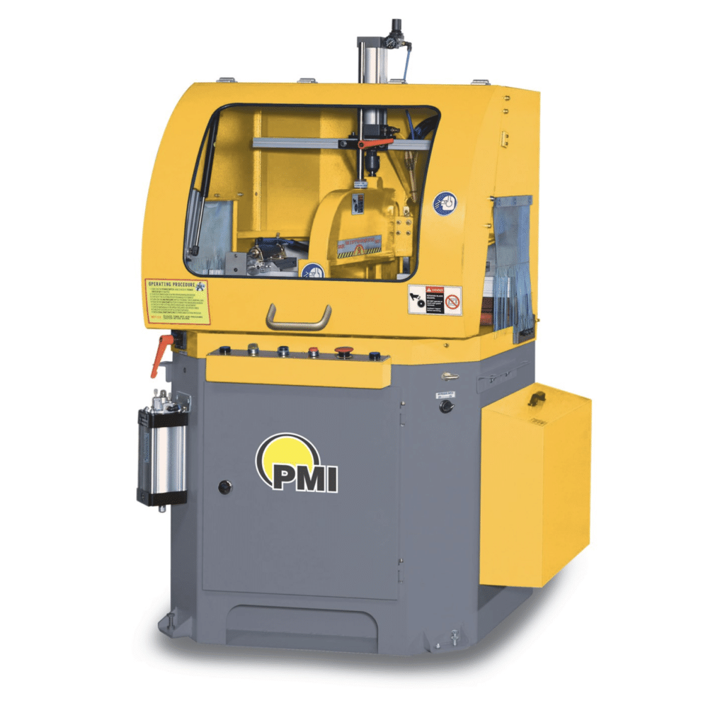 PMI-20 24 Miter Upcut Saw, 60 degree aluminum miter saw, 24 inch profile miter saw and 14.6 inch wide extrusion saw.