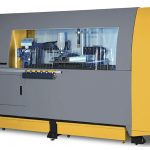 PMI-LJK 600NC Notching Saw, large capacity aluminum profile notcher, 8.67 inch CNC profile notching saw and servo table aluminum notcher.
