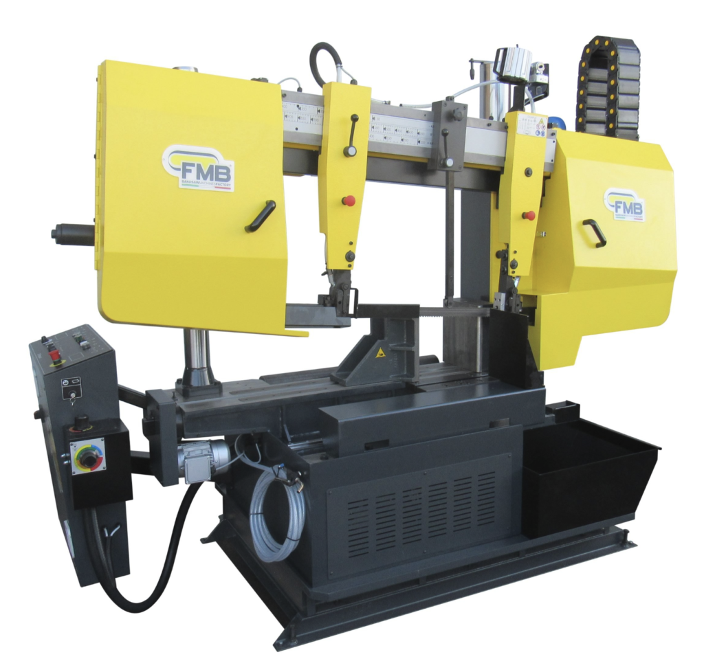 FMB Olimpus 1 bandsaw, a 20 inch structural bandsaw designed for large section cutoff of beams, heavy tubing and oversized metal profiles.